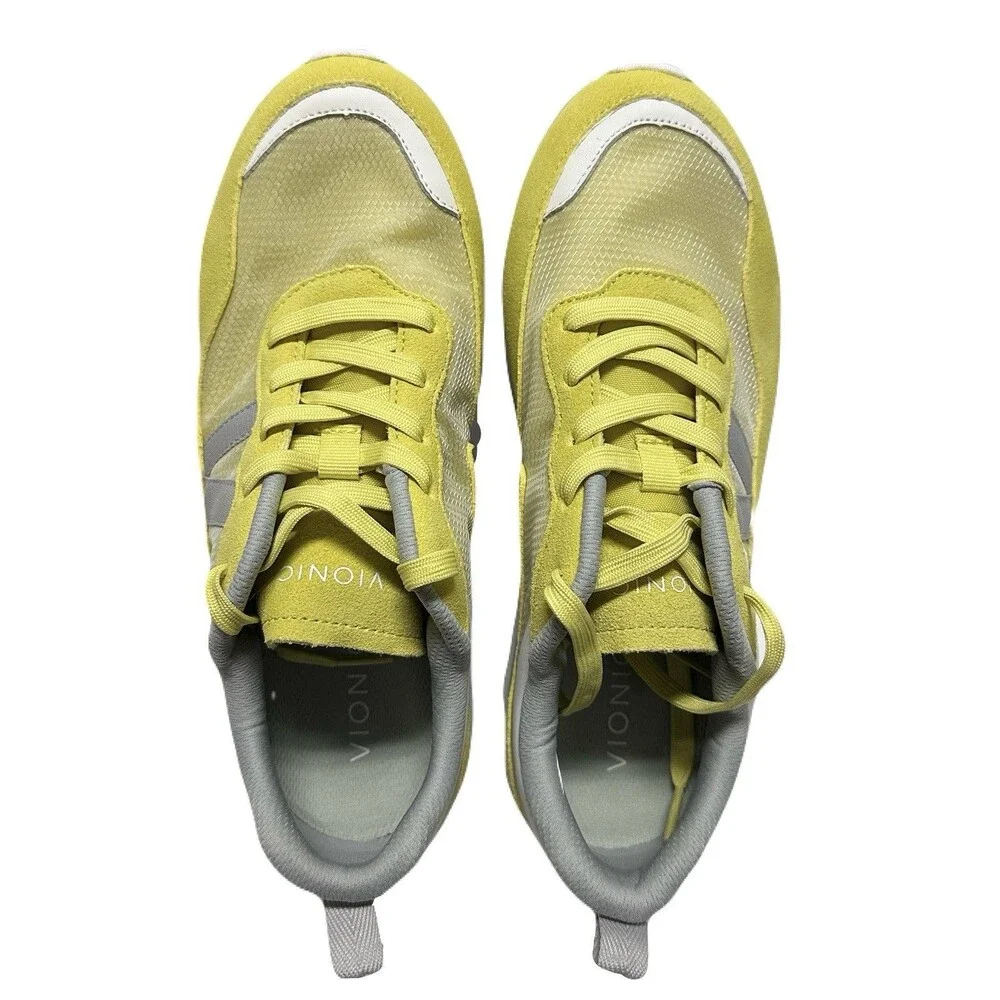 NEW Vionic Ayse Womens Size 9 Athletic Sneakers w Arch Support Acacia Yellow